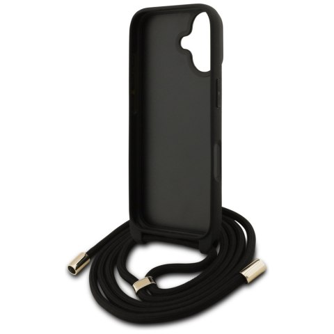 Etui Guess 4G Big Logo Cord Stap Crossbody do iPhone 17 brązowy