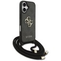 Etui Guess 4G Big Logo Cord Stap Crossbody do iPhone 17 czarny
