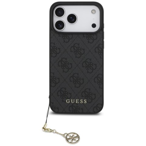 Etui Guess 4G Charms Collection MagSafe do iPhone 17 Pro Max czarny