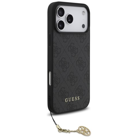 Etui Guess 4G Charms Collection MagSafe do iPhone 17 Pro Max czarny