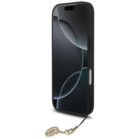 Etui Guess 4G Charms Collection MagSafe do iPhone 17 Pro czarny