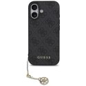 Etui Guess 4G Charms Collection MagSafe do iPhone 17 czarny