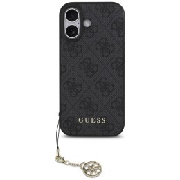 Etui Guess 4G Charms Collection MagSafe do iPhone 17 czarny