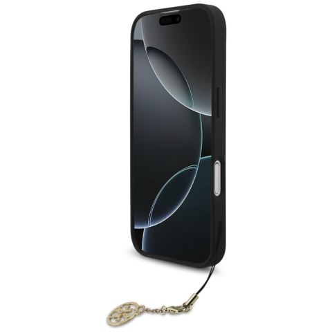 Etui Guess 4G Charms Collection MagSafe do iPhone 17 czarny