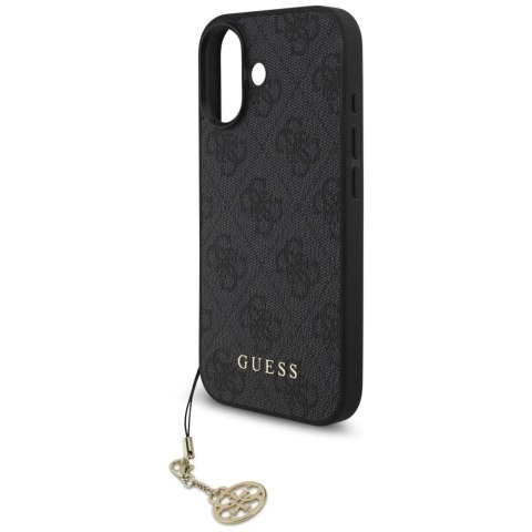 Etui Guess 4G Charms Collection MagSafe do iPhone 17 czarny