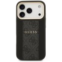 Etui Guess 4G Stripe MagSafe do iPhone 17 Pro czarny
