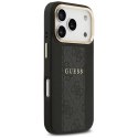 Etui Guess 4G Stripe MagSafe do iPhone 17 Pro czarny