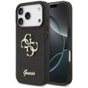 Etui Guess Fixed Glitter Big 4G do iPhone 17 Pro czarny
