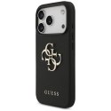 Etui Guess Grained Big 4G & Classic Logo do iPhone 17 Pro czarny