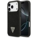 Etui Guess Rhinestone Triangle Logo do iPhone 17 Pro czarny