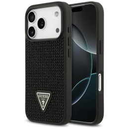 Etui Guess Rhinestone Triangle Logo do iPhone 17 Pro czarny