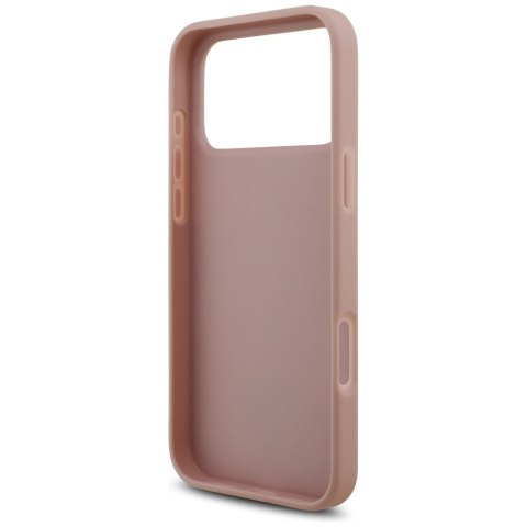 Etui Guess Rhinestone Triangle Logo do iPhone 17 Pro Max różowy