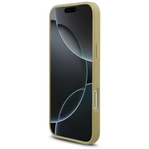 Etui Guess Rhinestone Triangle Logo do iPhone 17 Pro Max złoty