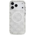 Etui Karl Lagerfeld IML KL Monogram MagSafe do iPhone 17 Pro Max biały
