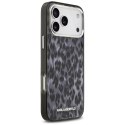 Etui Karl Lagerfeld IML Leopard Pattern MagSafe do iPhone 17 Pro Max czarny