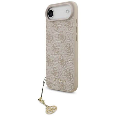 Etui Guess 4G Charms Collection MagSafe do iPhone Air różowy