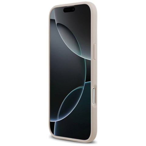 Etui Guess 4G Circle Classic Logo MagSafe do iPhone Air różowy