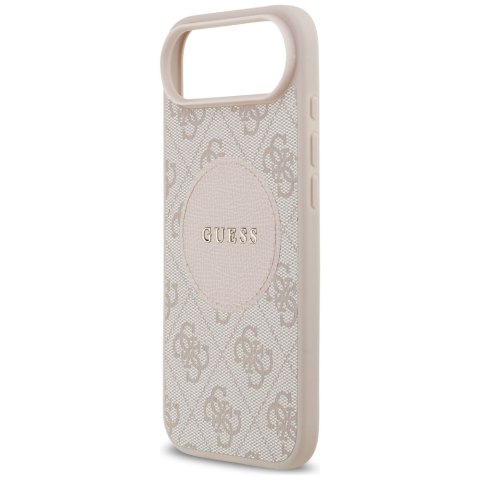 Etui Guess 4G Circle Classic Logo MagSafe do iPhone Air różowy