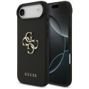 Etui Guess Grained Big 4G & Classic Logo do iPhone Air czarny