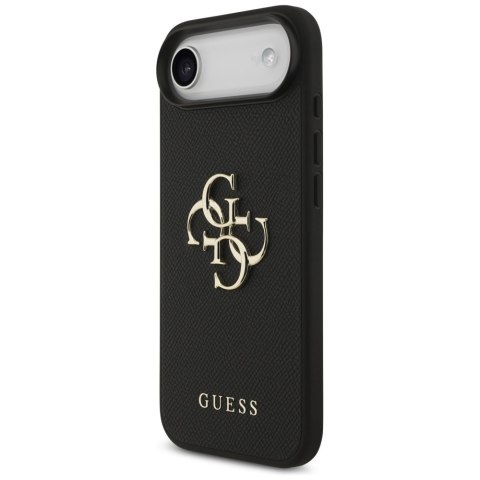 Etui Guess Grained Big 4G & Classic Logo do iPhone Air czarny