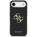 Etui Guess Grained Big 4G & Classic Logo do iPhone Air czarny
