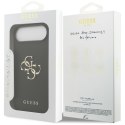 Etui Guess Grained Big 4G & Classic Logo do iPhone Air czarny