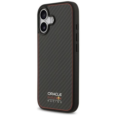 Etui Red Bull Kevlar Logo Matt MagSafe do iPhone 17 czarny