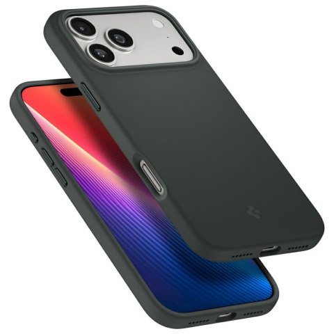 Etui Spigen Silicone Fit MAG MagSafe do iPhone 17 Pro zielony