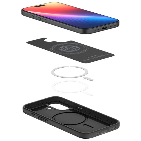 Etui Spigen Thin Fit MAG MagSafe do iPhone 17 czarny