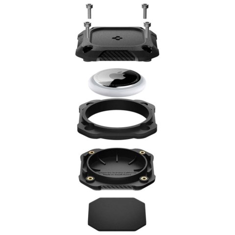 Etui Spigen Tough Armor do Apple AirTag 1/2 czarny