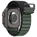 Pasek Spigen WBF1 do Apple Watch 6/7/8/9/10/11/SE/SE 3/Ultra 1/Ultra 2/ Ultra 3 44/45/46/49mm czarno-zielony