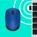 Mysz Logitech 910-004640 (optyczna; 1000 DPI; kolor niebieski