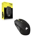 Mysz do gier Corsair SCIMITAR ELITE WIRELESS SE - Brąz metal, Optyczna sieć bezprzewodowa / USB 2.0 Typ A / 16 programowalnych p