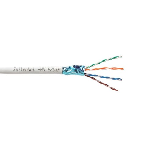 Kabel Emiter Net FTP (F/UTP) kat.5e 350MHz, drut 4x2x24 AWG, PVC K/EMITERNET-FTP5E.