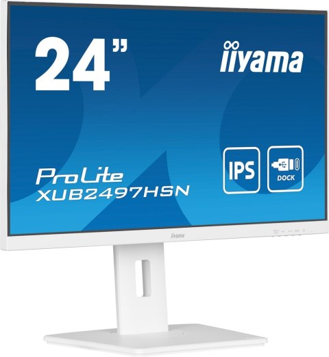 Monitor LCD 23,8" iiyama ProLite XUB2497HSN-W2 60,5cm 1920x1080px Full HD LED Biały