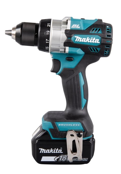 Wiertło Makita DDF486RTJ 2100 RPM 2,6 kg Czarny, Niebieski
