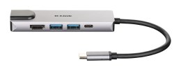 Adapter D-Link DUB-M520 - Przewodowy - Thunderbolt 3 - 60 W - 10,100,1000 Mbit/s - IEEE 802.3 - IEEE 802.3ab - IEEE 802.3az - IE