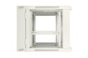 Extralink Szafa rack 12U 600x600 AZH Szara montowana na ścianie, dwusekcyjna