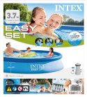 Intex | Basen Easy Set z pompą filtrującą | Niebieski