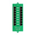 Extralink Gigabit PoE Injector 8 Portowy Aktywny, 8 portów Gigabit 802.3at/af, Mode A
