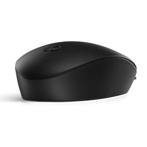 HP Mysz 128, 1200DPI, 3kl., przewodowa, czarna, 0 szt AA, Windows 7/8/10, Mac OS 10.3i nowsze, i Chrome