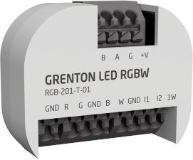 Moduł ściemniający LED RGBW Grenton / wspiera 1-wire / wejścia cyfrowe (2 wej.) / montaż dopuszkowy / TF-Bus