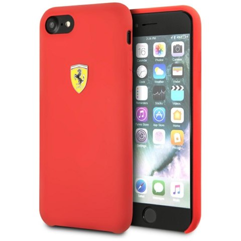 Ferrari Hardcase FESSIHCI8RE iPhone 7/8SE2020 czerwony/red Silicone