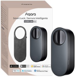 Aqara Smart Lock U200 Lite Czarny Inteligentny zamek do drzwi EL-D03D