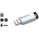 Pendrive Verbatim Secure Pro 32GB USB 3.2 Gen 1 srebrny 98665