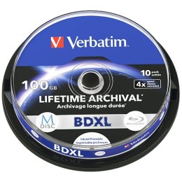 Płyta BD-XL Verbatim M-Disc 100GB 4X Inkjet Printable 10szt 43850