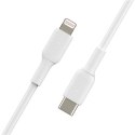 Belkin | Male | Apple Lightning | Male | White | 24 pin USB-C | 1 m