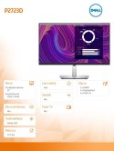 Monitor P2723D 27 cali IPS LED QHD (2560x1440)/16:9/HDMI/DP/5xUSB 3.2/3Y AES