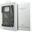 Etui Guess 4G Big Logo Cord Stap Crossbody do iPhone 17 Pro brązowy