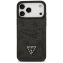 Etui Guess 4G Double Card Triangle do iPhone 17 Pro Max czarny
